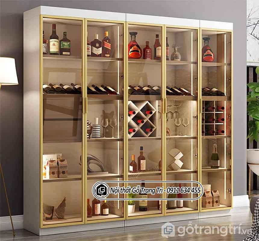 Tại sao nên chọn mẫu tủ rượu kính hiện đại?