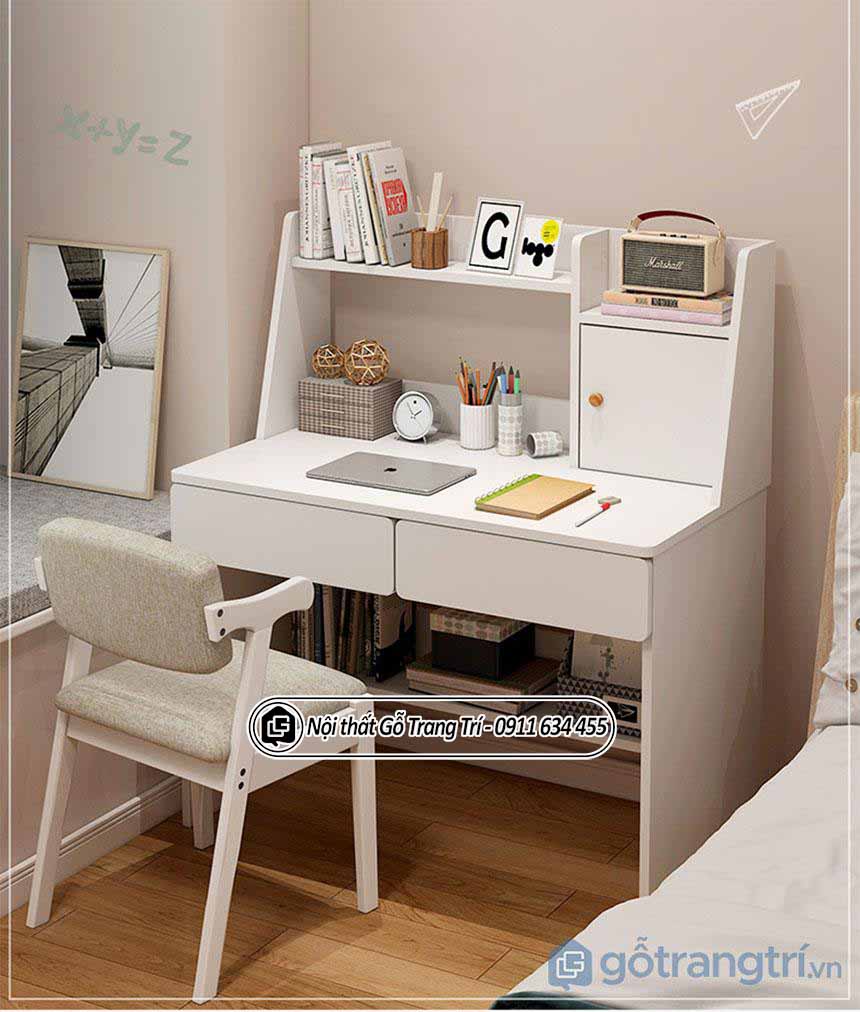 Các mẫu bàn học ngăn kéo nhỏ gọn phổ biến